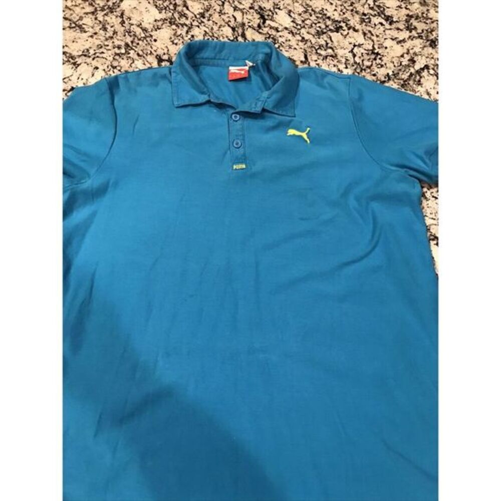 Vintage!! Single Stitch Puma Sport Lifestyle Mens Size large Polo